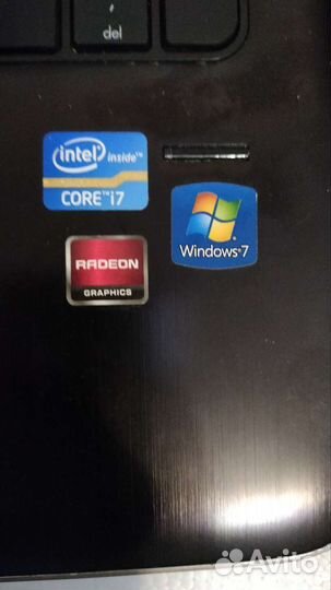 Игровой ноутбук HP 17.3 intel i7,8 Гб