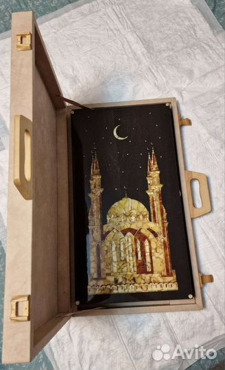 Нарды Кул Шариф янтарь мореный дуб