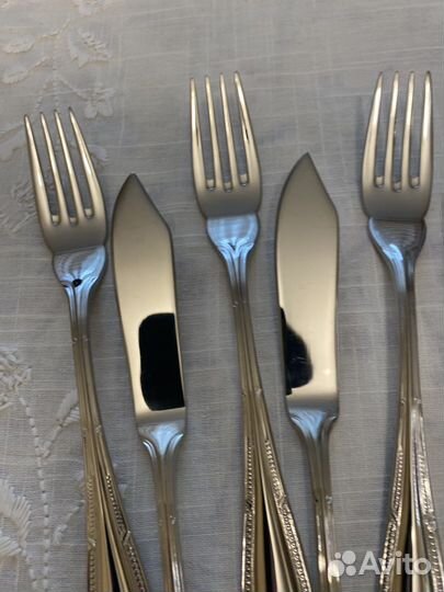 Набор столовых приборов для рыбы цептер