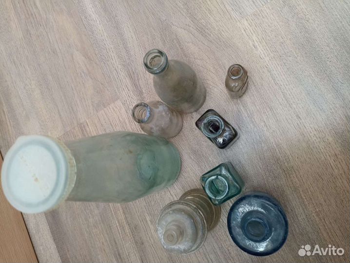 Лот бутылочек пузырьков флаконов СССР