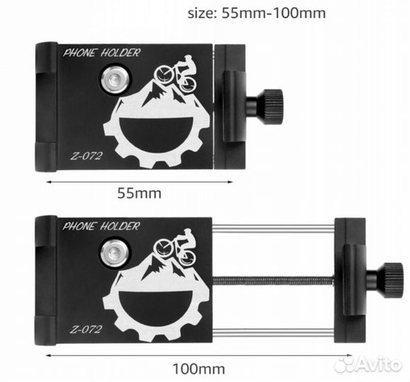 Держатель телефона на руль Z-72
