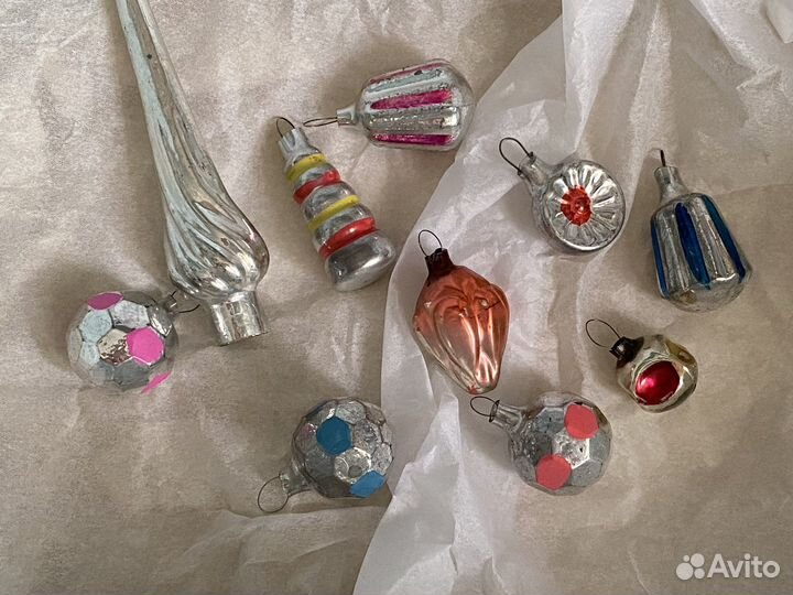 Ёлочные игрушки СССР