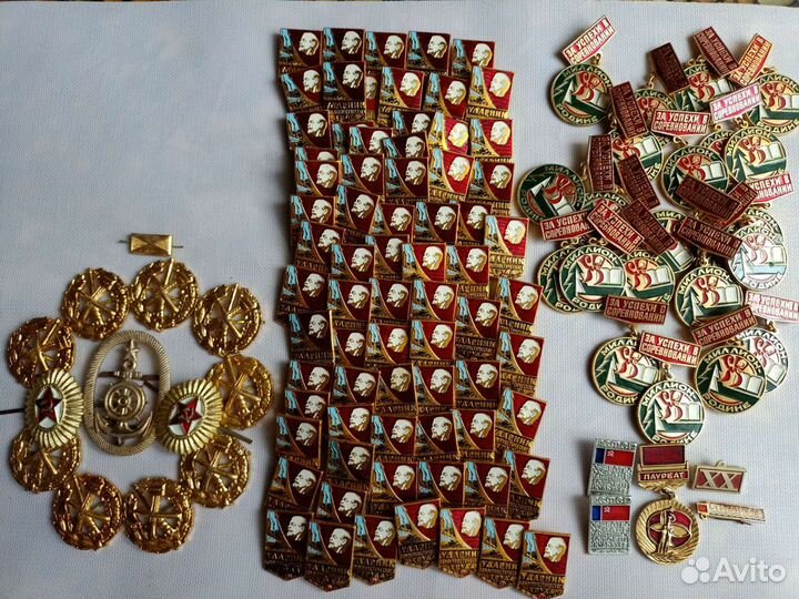 Значки ссср, одним лотом и в розницу