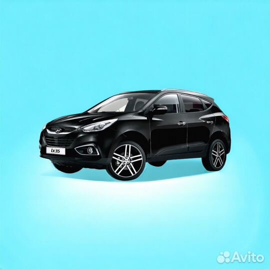 Дефлекторы окон с хромом Hyundai ix35 2010-2015