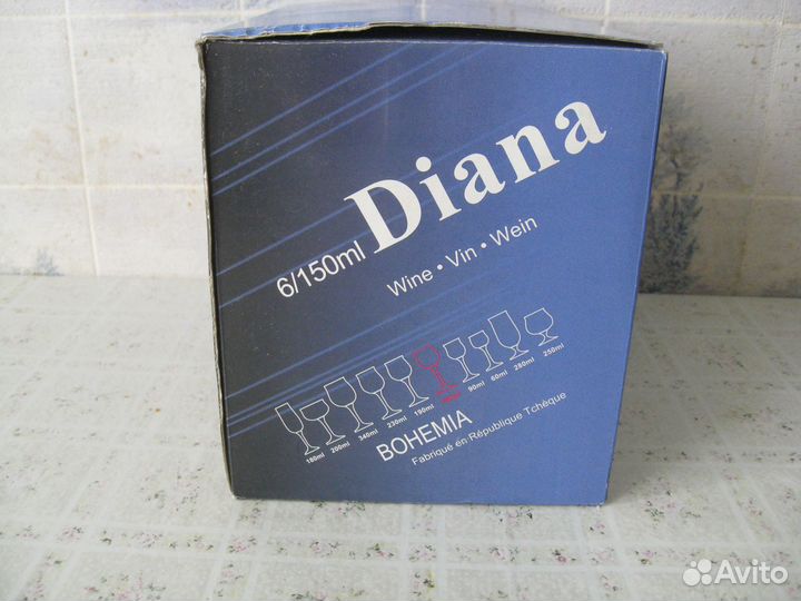 Чешские бокалы Bogemia. Производства Чехия