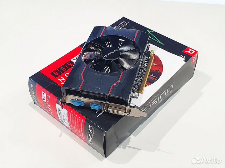 Видеокарта Sapphire AMD Radeon RX 550 pulse OC 112