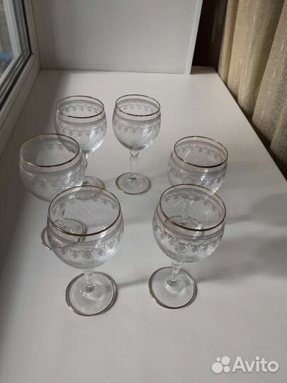 Бокалы для вина чехословакия