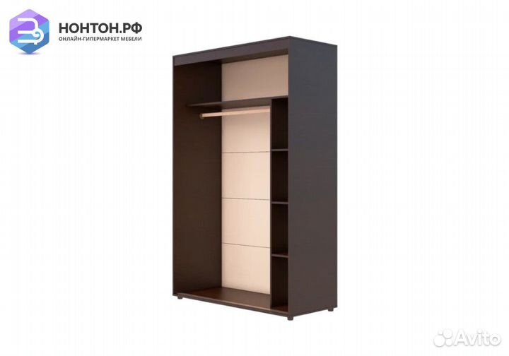 Шкаф-купе Эва 2-створчатый 1.35 м венге / дуб моло