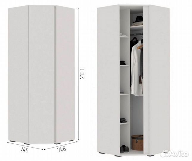 Шкаф угловой Хелен шк 04