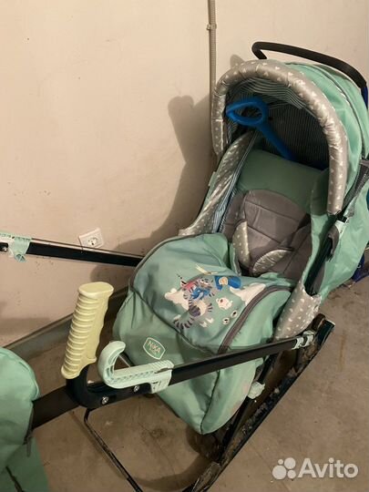 Коляска санки