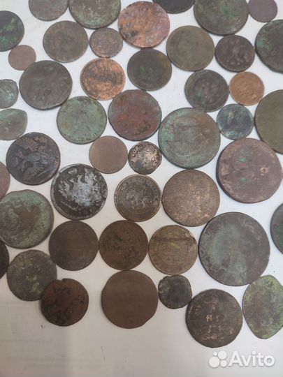 50 медных монет Лот 1
