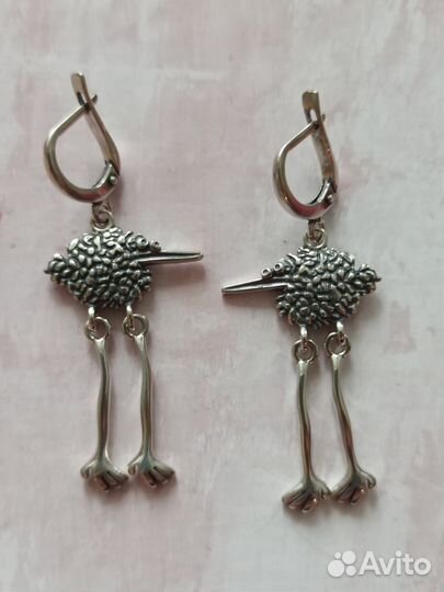 Серебряные серьги 