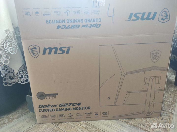 Монитор MSI optix 27 дюймов 165 Гц
