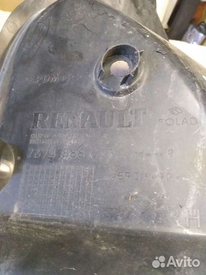 Подкрылок задний правый рено дастер