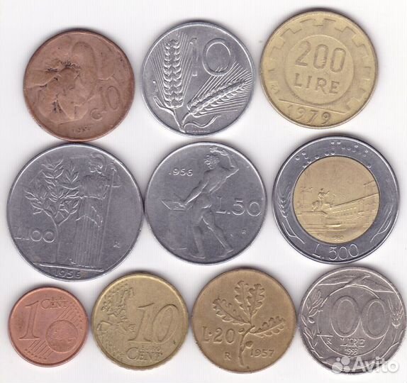 Монеты Италии, Испании и Португалии