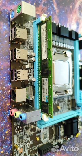 X79 + Xeon 2630v2 + 8Gb DDR3+Кулер QZ700