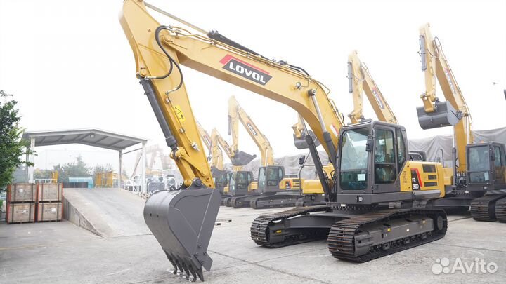 Гусеничный экскаватор Lovol FR260D, 2024
