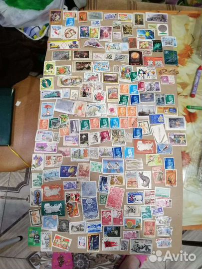 Марки коллекция СССР много