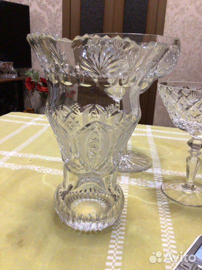 Вазы хрусталь СССР