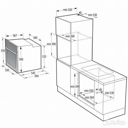 Духовой шкаф Gorenje BO6737E02X новый