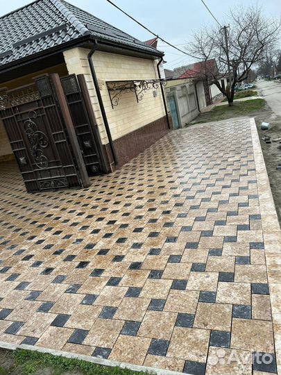 Тротуарная плитка.брусчатка. из кевларобетона