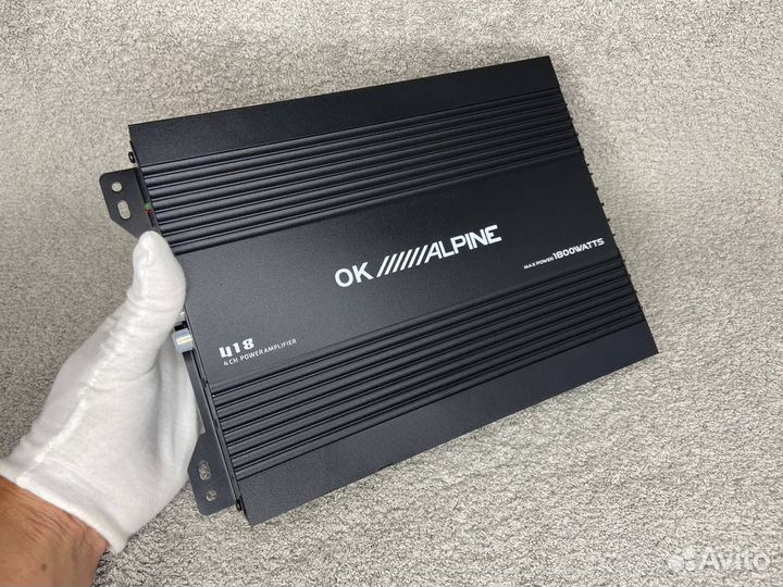 Усилитель Alpine 4 канала 1800W