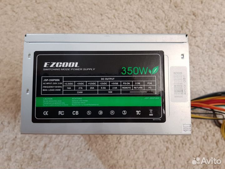 Блок питания Ezcool 350W