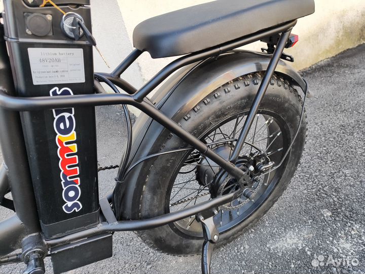 Электровелосипед фетбайк бу