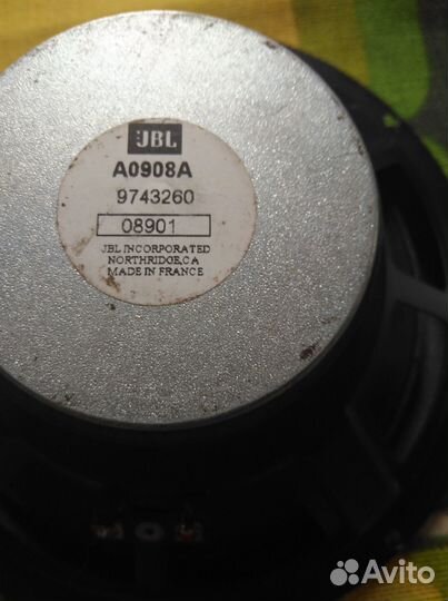 Динамики нч JBL A0908A made in France / пара