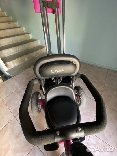 Детский велосипед с родительской ручкой