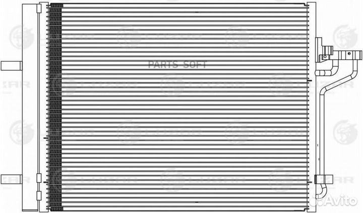 Luzar lrac 1069 Конденсер ford kuga 1.6T/2.0TD 13