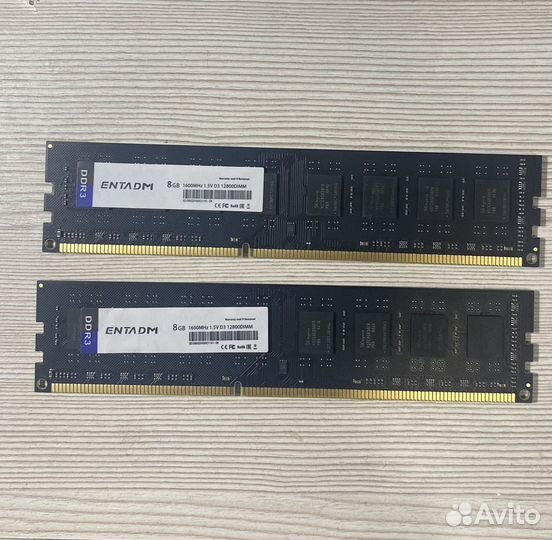 Оперативная память ddr3 2x8