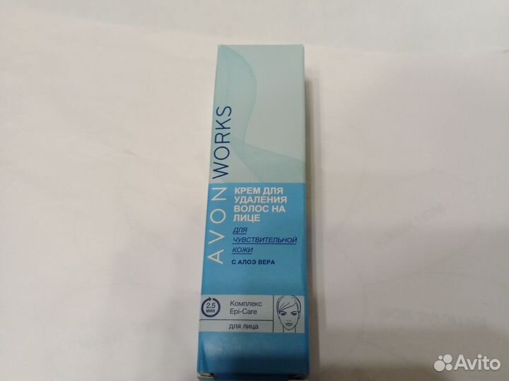Avon крем для удаления волос на лице/депилятор