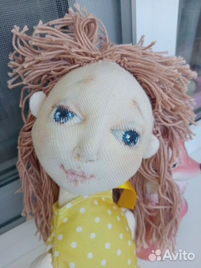 Текстильная кукла, рост 60 см