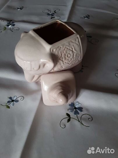 Чайница слоник керамика