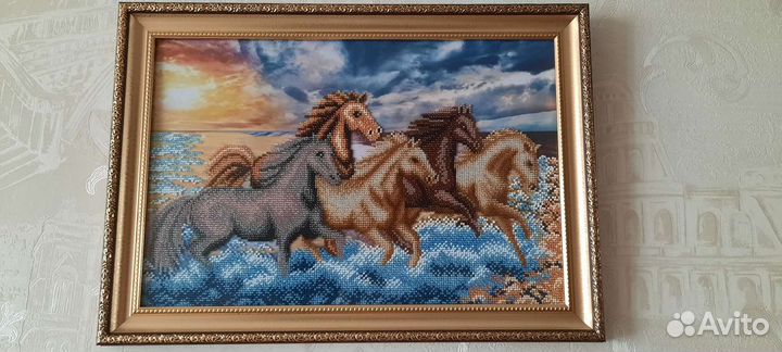 Картина вышивка бисером