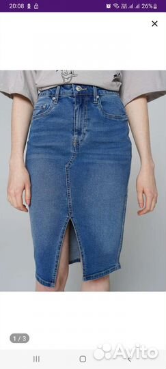 Юбка джинсовая