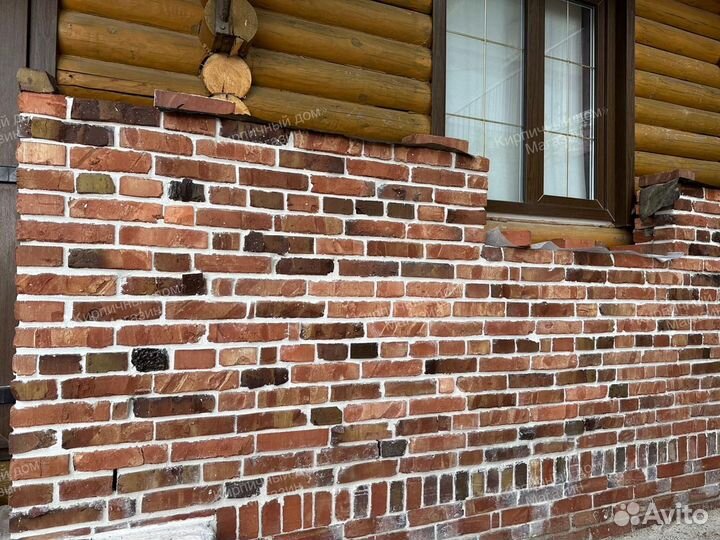 Кирпич «Лофт-Бордо» Баварский стиль кладки