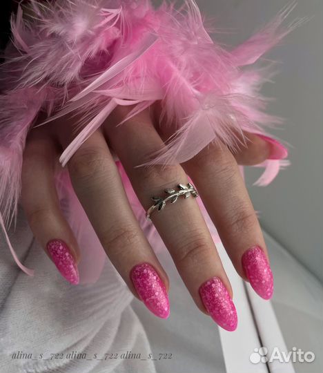 Маникюр с наращиванием