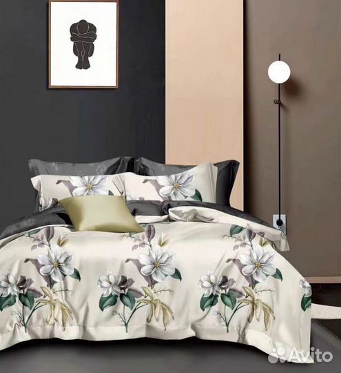 Постельное белье евро новое