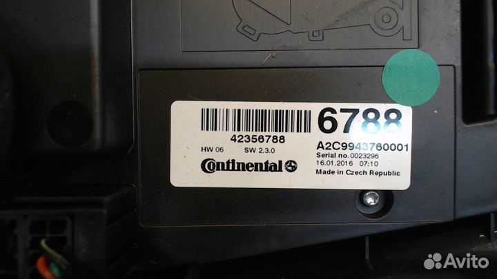 Переключатель отопителя Opel Mokka, 2016