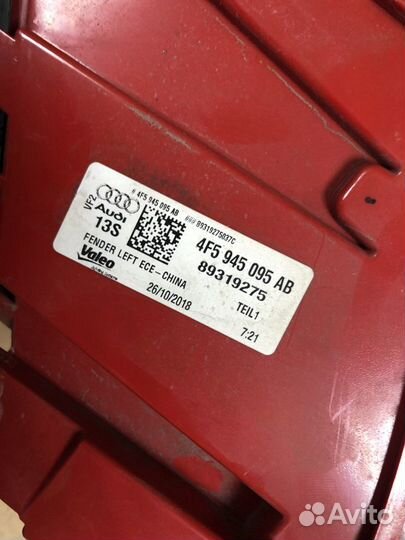 Фонарь задний левый Ауди а6