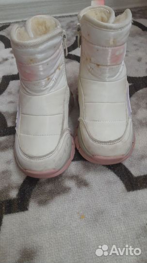 Ботинки зимние детскик 25