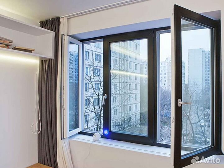 Ремонт окон, фурнитура karma RAL8150