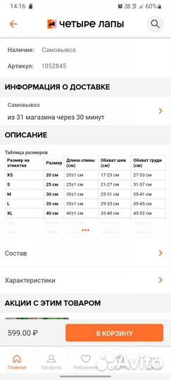 Одежда для собак и кошек