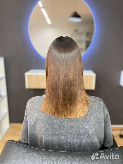 Кератиновое выпрямление
