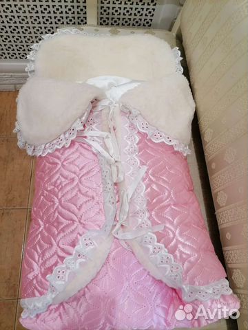 Конверт на выписку для девочки зима