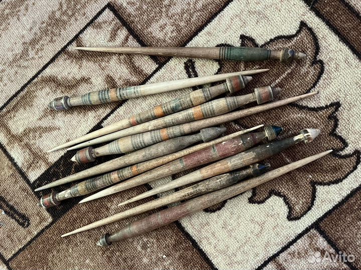 Веретено старинное, дерево, СССР