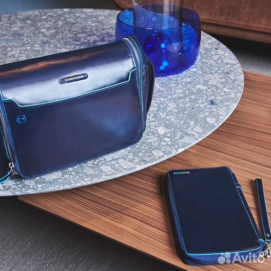 Мультипортмоне Piquadro Blue Square синий