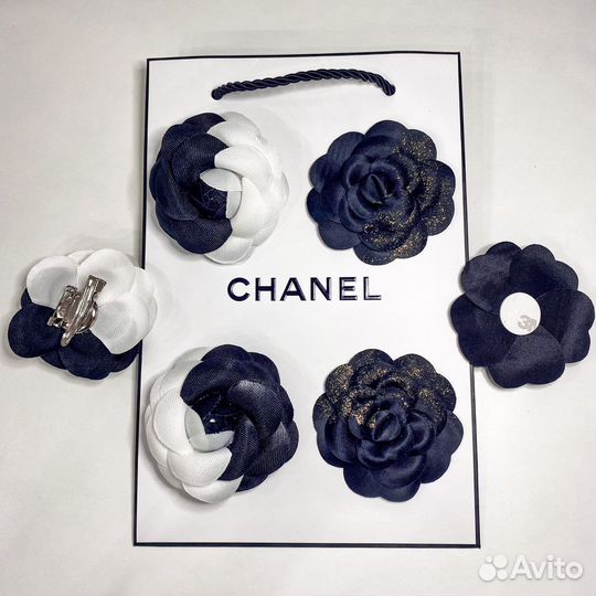 Камелии Chanel 7см новые
